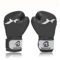 BONSEM Training Boxing Gloves for Adults(Black)