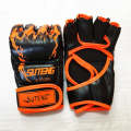 SUTENG Half Fingers Training Boxing Gloves for Adults(Orange)