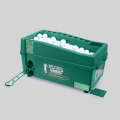 PGM Golf Ball Dispenser Automatic Tee Up Machine with Club Rack, Size: 62x32x32cm(Green)