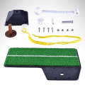 PGM Golf 66 Grass Putting Mat Push Rod Trainer, Size: 48x23cm(Black)