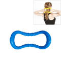 PP Double Massage Point Yoga Circle Fascia Stretching Ring Pilates Resistance Ring(Dark Blue)