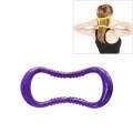 PP Double Massage Point Yoga Circle Fascia Stretching Ring Pilates Resistance Ring (Purple)