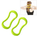2 PCS PP Double Massage Point Yoga Circle Fascia Stretching Ring Pilates Resistance Ring (Green)
