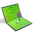 Foldable Football Coach Demonstration Board Magnetic Football Coach Board Clipboard Book Cover wi...