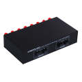 B822 Passive Speaker Switch 2 Channel Power Amplifier Audio Switch Loudspeaker,  2 Input and 2 Ou...