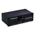 B833 Passive Speaker Stereo Switch Loudspeaker,  1 Input and 3 Output or 3 Input and 1 Output (Bl...