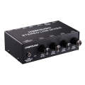 LINEPAUDIO B895 Five-channel Stereo Microphone Mixer with Earphone Monitoring(Black)