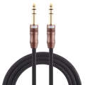 EMK 6.35mm Male to Male 4 Section Gold-plated Plug Cotton Braided Audio Cable for Guitar Amplifie...