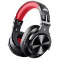 OneOdio A71 Head-mounted Noise Reduction Wired Headphone with Microphone (Black Red)