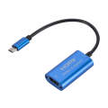 CJK025 USB-C / Type-C Male to HDMI Female Audio Video Capture Card