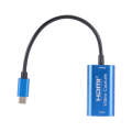 CJK025 USB-C / Type-C Male to HDMI Female Audio Video Capture Card