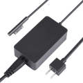 For Microsoft Surface Pro 7 / 7 Plus / 8 / 9 / X & Laptop 3 / 4 / 5 65W Laptop Power Adapter (US ...