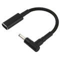 PD 100W 18.5-20V 3.5 x 1.35mm Elbow to USB-C / Type-C Adapter Nylon Braid Cable