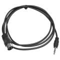 3.5mm Stereo Jack to Din 5 Pin MIDI Plug Audio Adapter Cable, Cable Length: 1.5m