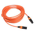 XRL Male to Female Microphone Mixer Audio Cable, Length: 1m (Orange)