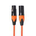 XRL Male to Female Microphone Mixer Audio Cable, Length: 1m (Orange)