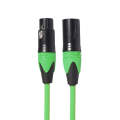 XRL Male to Female Microphone Mixer Audio Cable, Length: 3m (Green)