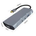 Z41 6 in 1 USB-C / Type-C to PD USB-C / Type-C + HD HDMI + USB 3.0 + 3.5mm AUX + USB + Microphone...