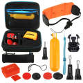 PULUZ 14 in 1 Surfing Accessories Combo Kits with EVA Case (Bobber Hand Grip + Floaty Sponge + Qu...