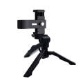 PULUZ Smartphone Fixing Clamp 1/4 inch Holder Mount Bracket + Grip Folding Tripod Mount Kits for ...