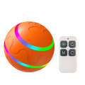 O1 Intelligent Remote Control Pet Toy Dog Training Luminous Ball (Orange)