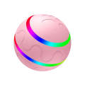 O1 Intelligent Auto Pet Toy Dog Training Luminous Ball (Pink)