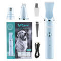 VGR V-205 Portable Pet Barber Electric Hair Clipper (Blue)