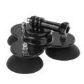 PULUZ Triangle Suction Cup Mount with Screw for GoPro Hero11 Black / HERO10 Black / HERO9 Black /...