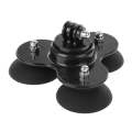 PULUZ Triangle Suction Cup Mount with Screw for GoPro Hero11 Black / HERO10 Black / HERO9 Black /...
