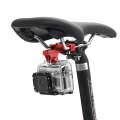 PULUZ Aluminium Alloy Bike Seat Cushion Mount for for GoPro Hero12 Black / Hero11 /10 /9 /8 /7 /6...