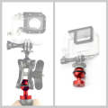 PULUZ CNC Aluminum Ball Head Adapter Mount for GoPro Hero12 Black / Hero11 /10 /9 /8 /7 /6 /5, In...