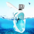 PULUZ 240mm Fold Tube Water Sports Diving Equipment Full Dry Snorkel Mask for GoPro Hero12 Black ...