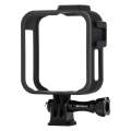 PULUZ ABS Plastic Shockproof Side Frame Mount Protective Case with Base & Long Screw for GoPro Ma...