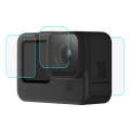 PULUZ for GoPro Hero12 Black /11 Black /10 Black /9 Black Lens + LCD Display 9H 2.5D Tempered Gla...