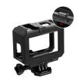 PULUZ For GoPro HERO12 Black /11 Black /10 Black /9 Black ABS Plastic Border Frame Mount Protecti...