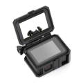 PULUZ For GoPro HERO12 Black /11 Black /10 Black /9 Black ABS Plastic Border Frame Mount Protecti...