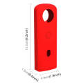 PULUZ Silicone Protective Case with Lens Cover for Ricoh Theta SC2 360 Panoramic Camera(Red)