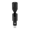 PULUZ USB-C / Type-C Jack Mobile Phone Omnidirectional Condenser Adjustable Microphone, Not for S...