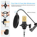 PULUZ Condenser Microphone Studio Broadcast Professional Singing Microphone Kits with Suspension ...