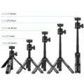 PULUZ Mini VLOG Selfie Stand Tripod with Phone Clamp for Smartphones(Black)