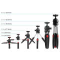 PULUZ Mini VLOG Live Stabilizer Stand Tripod with Phone Clamp for Smartphones (Red)