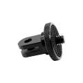 PULUZ 1/4 inch Screw Metal Tripod Mount Action Camera Adapter (Black)