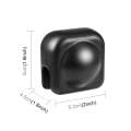 For Insta360 X3 PULUZ Silicone Protective  Lens Cover(Black)