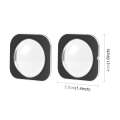 For Insta360 X3 PULUZ Lens Guard Optical Glass Protective Cover (Black)