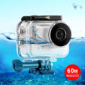 For Insta360 GO 3 PULUZ 60m Underwater Waterproof Housing Case with Base Adapter & Screw (Transpa...