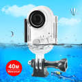 For Insta360 GO 3 PULUZ 40m Underwater Waterproof Housing Case with Base Adapter & Screw (Transpa...