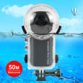 For Insta360 X3 PULUZ Invisible Dive Case 50m Waterproof Sealed Case (Transparent)