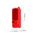 For DJI OSMO Pocket 3 PULUZ  3 in 1 Silicone Cover Case Set (Red)