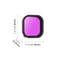 For GoPro HERO12 Black /11 Black /10 Black /9 Black PULUZ Square Housing Diving Color Lens Filter...