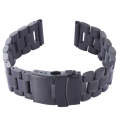 For Apple Watch 42mm Black Steel Watch Band, Only Used in Conjunction with Connectors (S-AW-0062)...